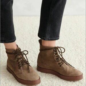 Jenni Kayne Brown Lace Up Boots